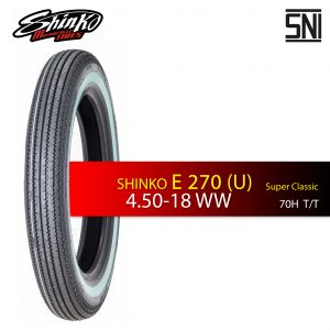 thumbnail image 2 of Shinko 270 Super Classic 3.00-21 Whitewall Tire – Front Cruiser, 80/100-21 2 of 5