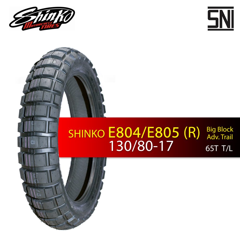 Shinko 705 Series 130/80-17 Dual Sport Tire Shinko 705 Series Front/Rear Tire - 130/80-17 TL Adventure Motorcycle Tire Shinko 705 Series Front/rear Tire - 130/80-17 Tl For Sale
